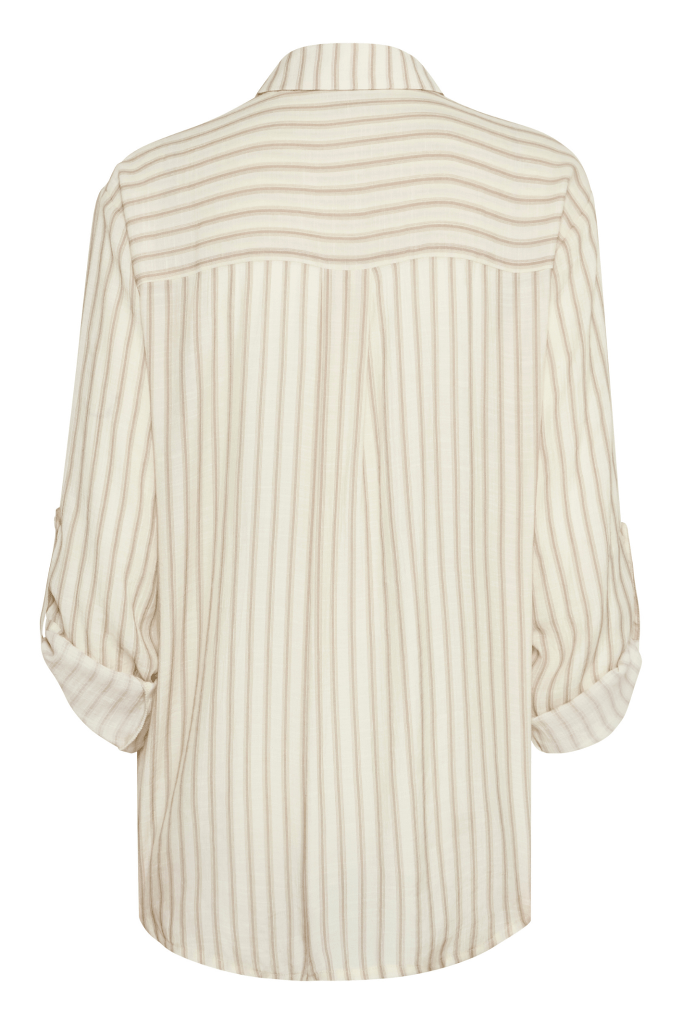 Fransa 20616097 FRALYSSA SH 1 Shirt Silver Mink Stripes - Dotique