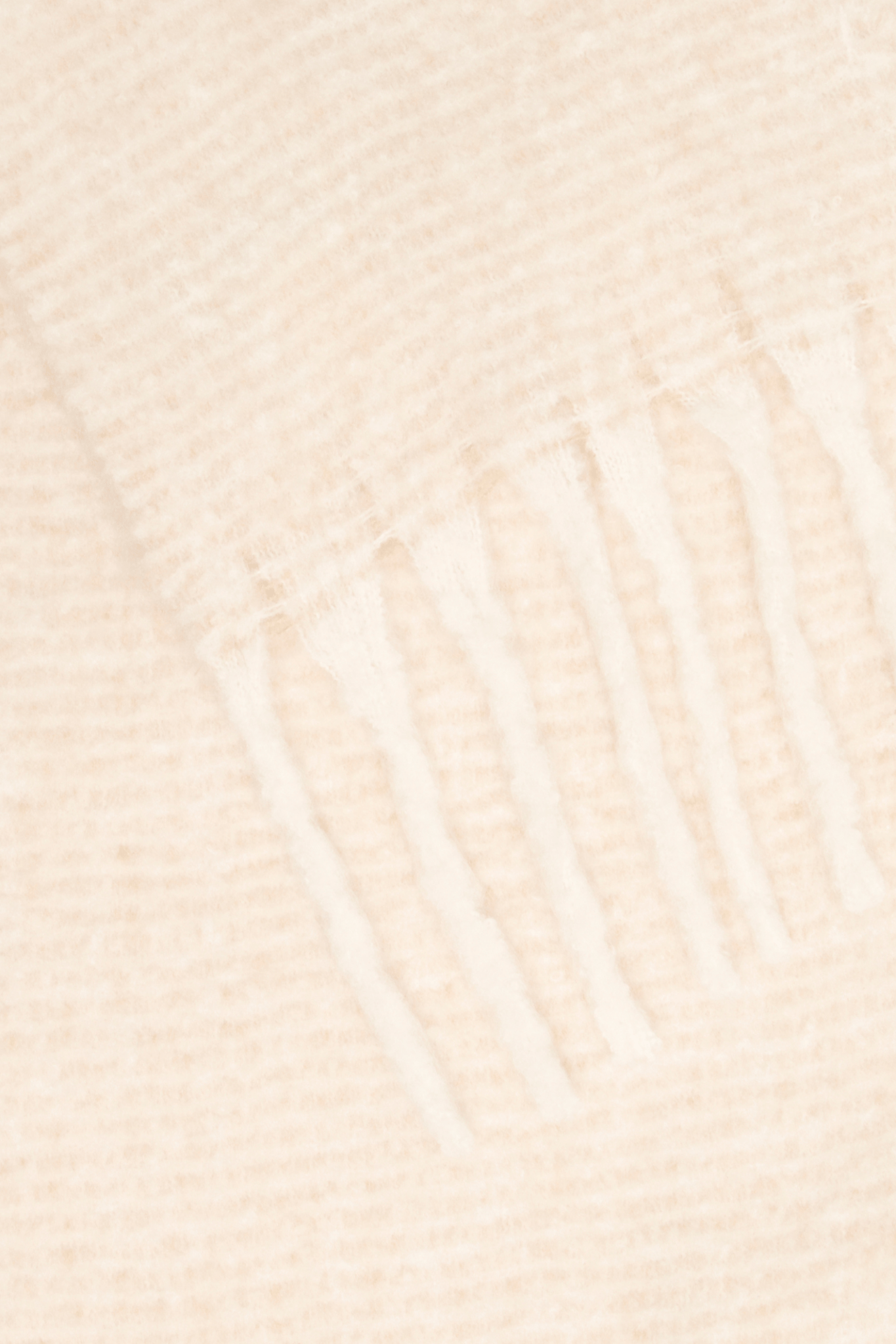 Fransa Frscarlett limestone cream scarf with soft texture and fringed ends, Dotique accessory

