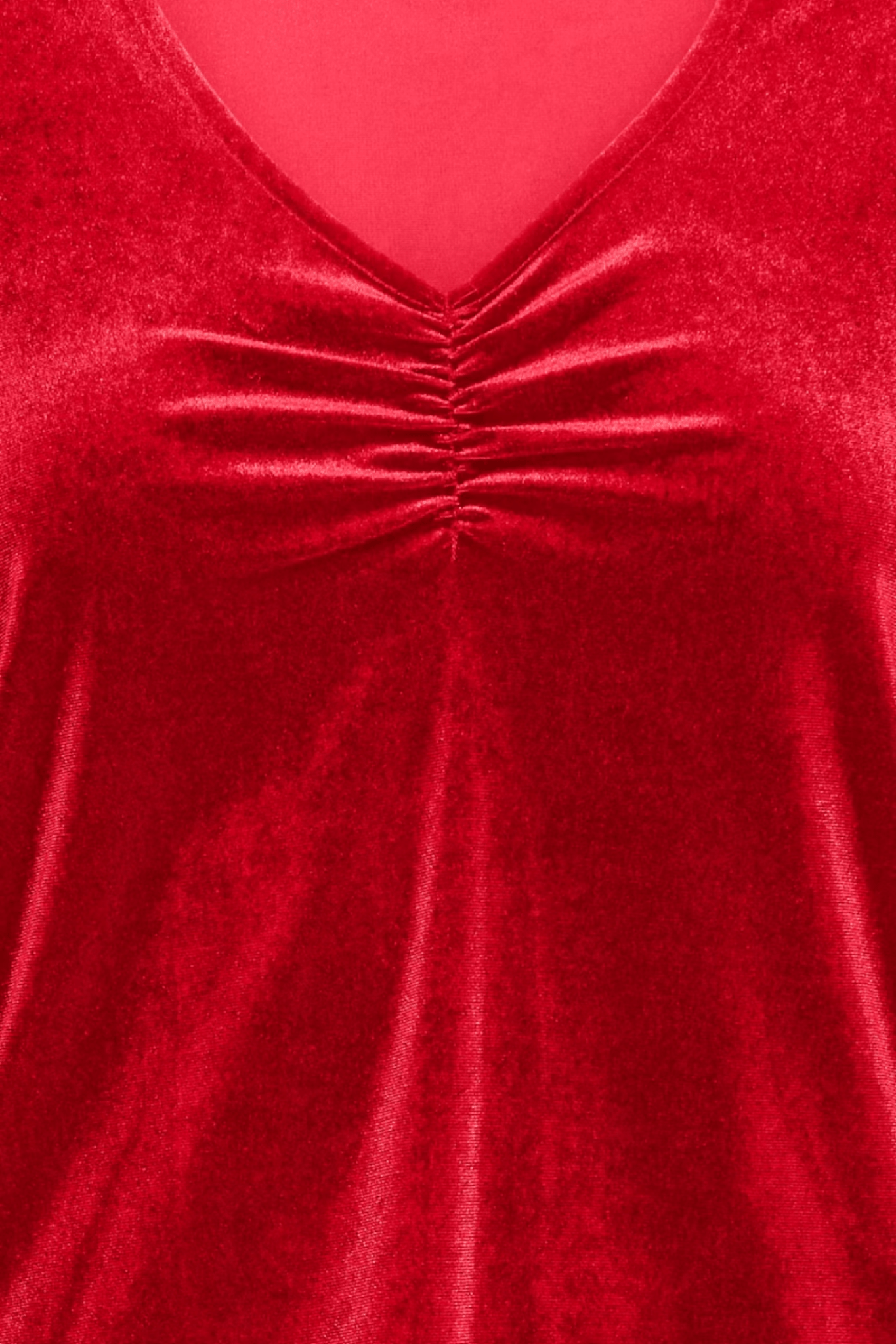 Fransa 20617222 FRCASSANDRA BL 2 Velvet Top Chili Pepper - Dotique - Fransa