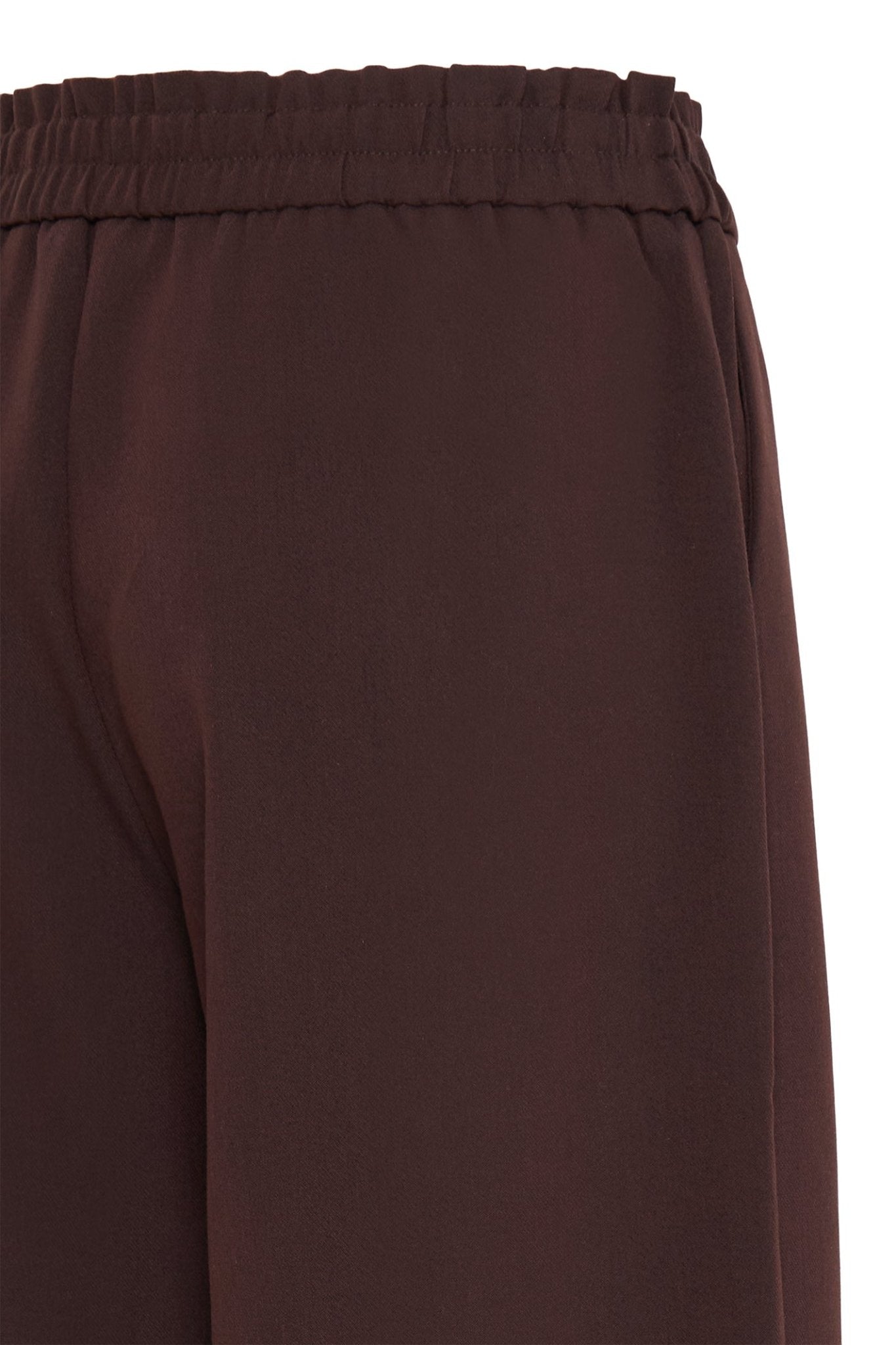 Fransa 20617264 FRABIGAIL Fudge Brown Melange Pull - On wide Leg Trousers - Dotique - Fransa