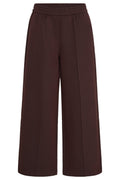 Fransa 20617264 FRABIGAIL Fudge Brown Melange Pull - On wide Leg Trousers - Dotique - Fransa