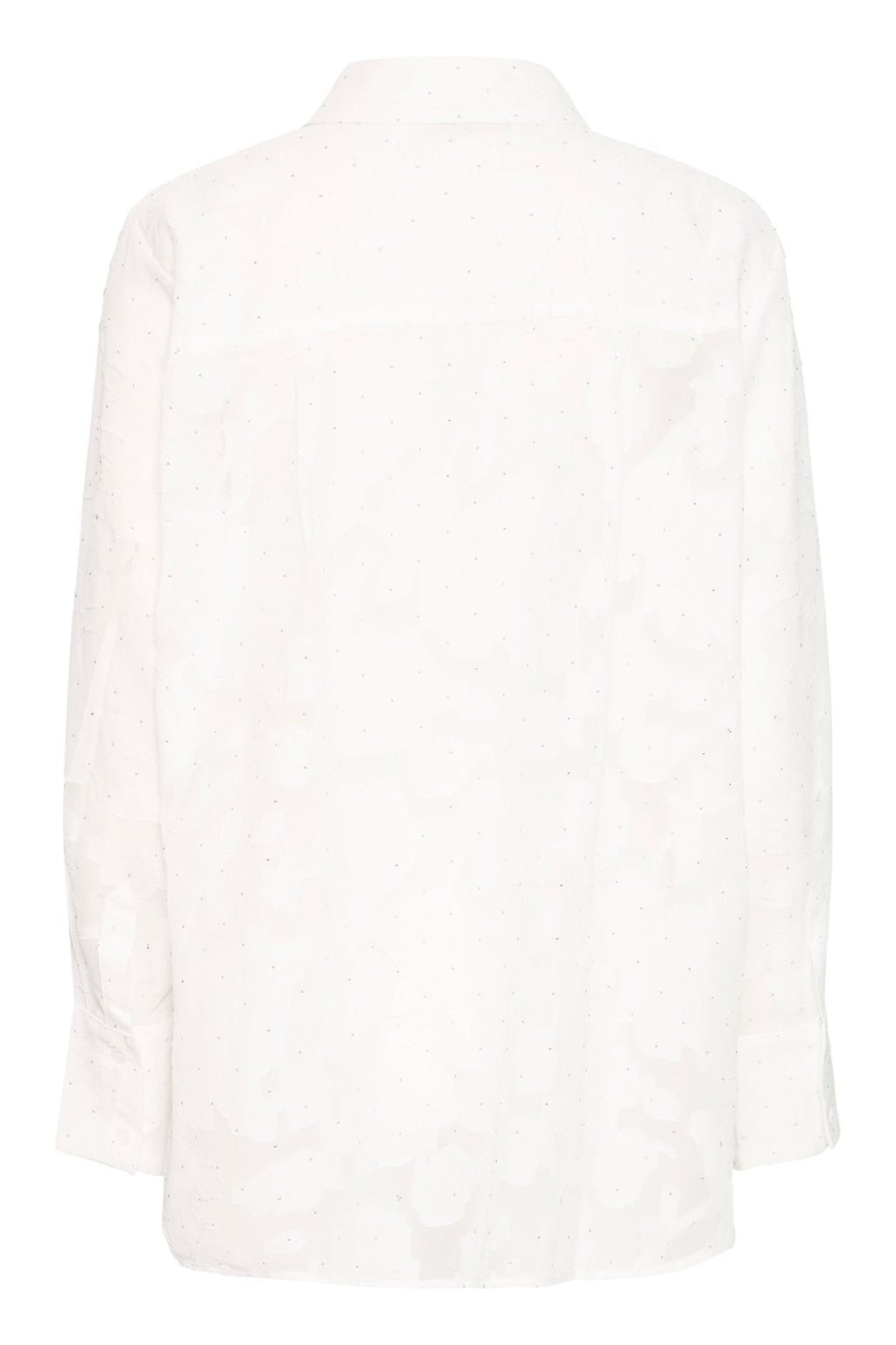 Fransa 20617288 FRRHINESTONE White Embellished Shirt - Dotique - Fransa