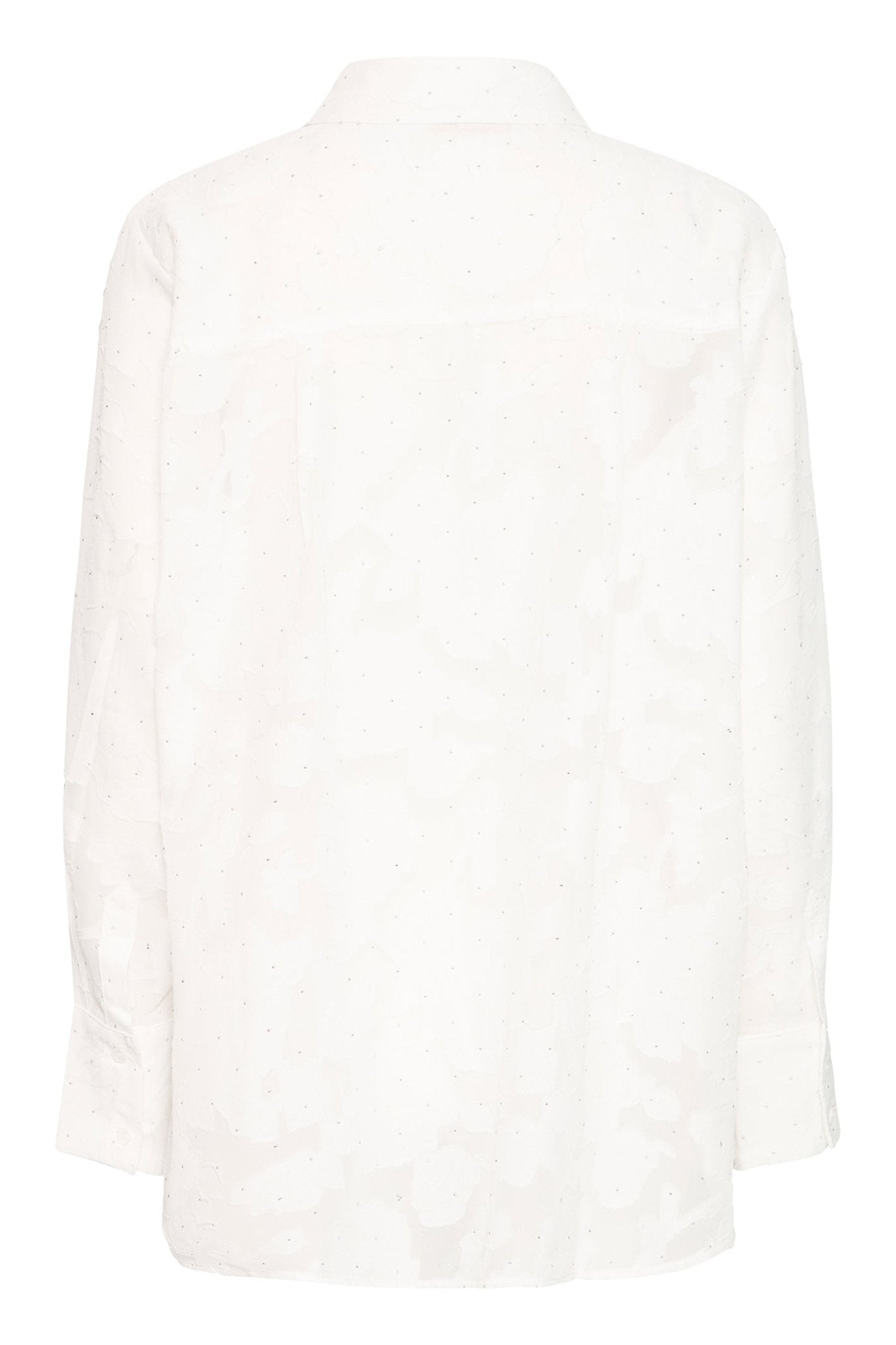 Fransa 20617288 FRRHINESTONE White Embellished Shirt - Dotique - Fransa