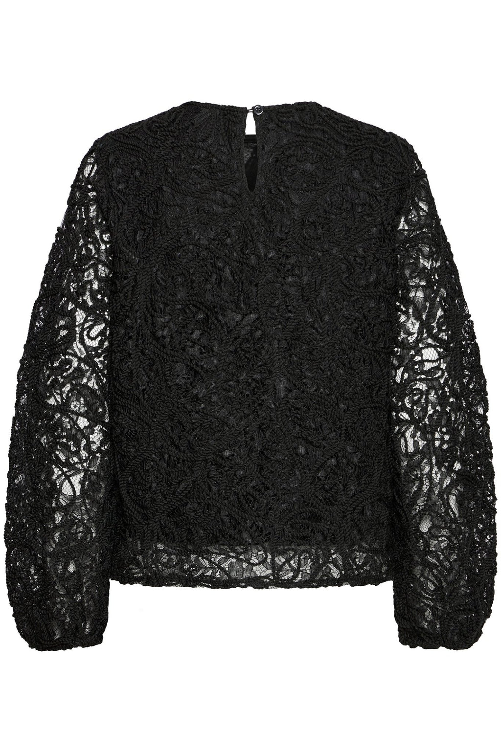 Fransa 20617313 FRSIRA Meteorite Black Lace Blouse - Dotique - Fransa