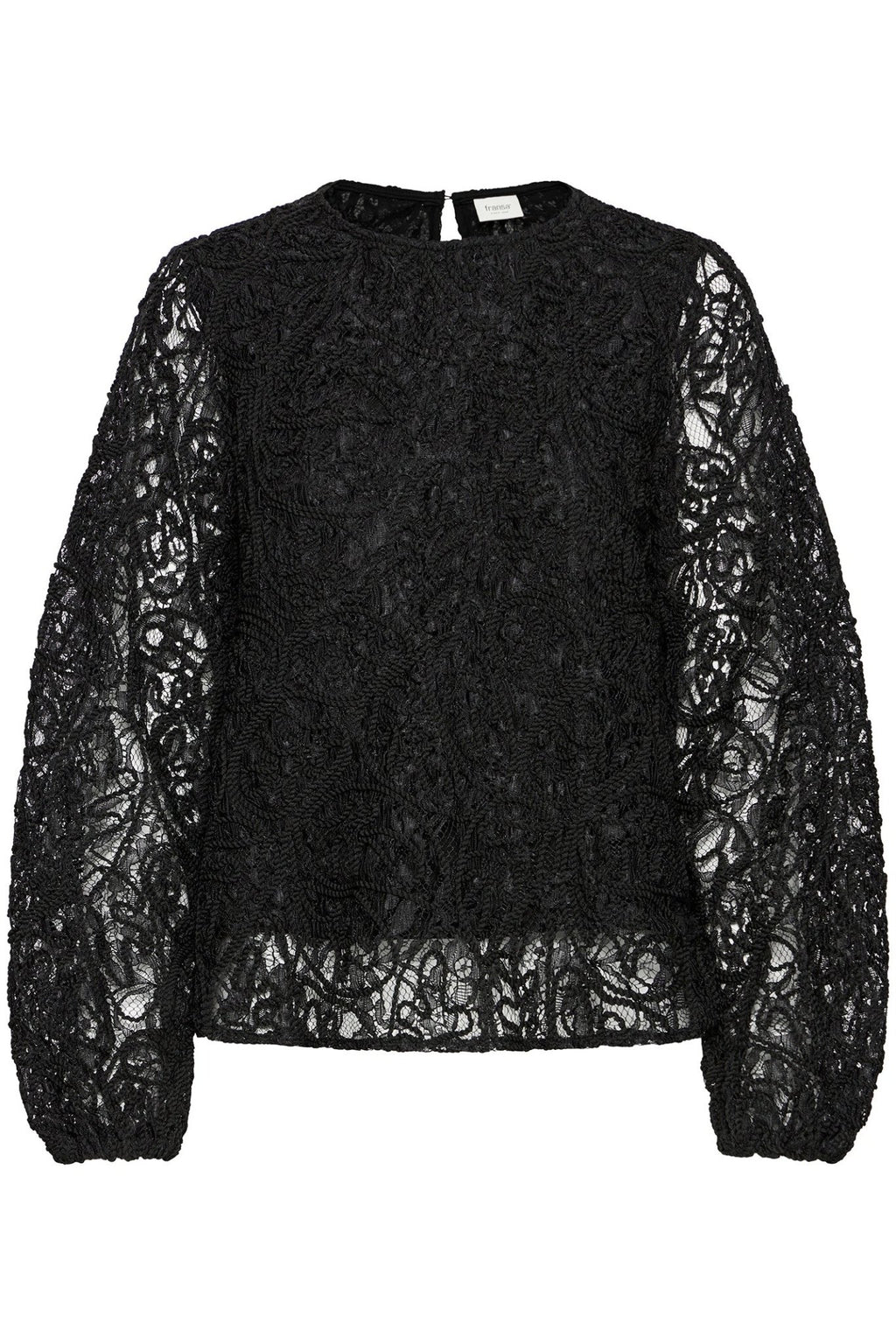 Fransa 20617313 FRSIRA Meteorite Black Lace Blouse - Dotique - Fransa