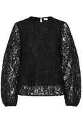 Fransa 20617313 FRSIRA Meteorite Black Lace Blouse - Dotique - Fransa