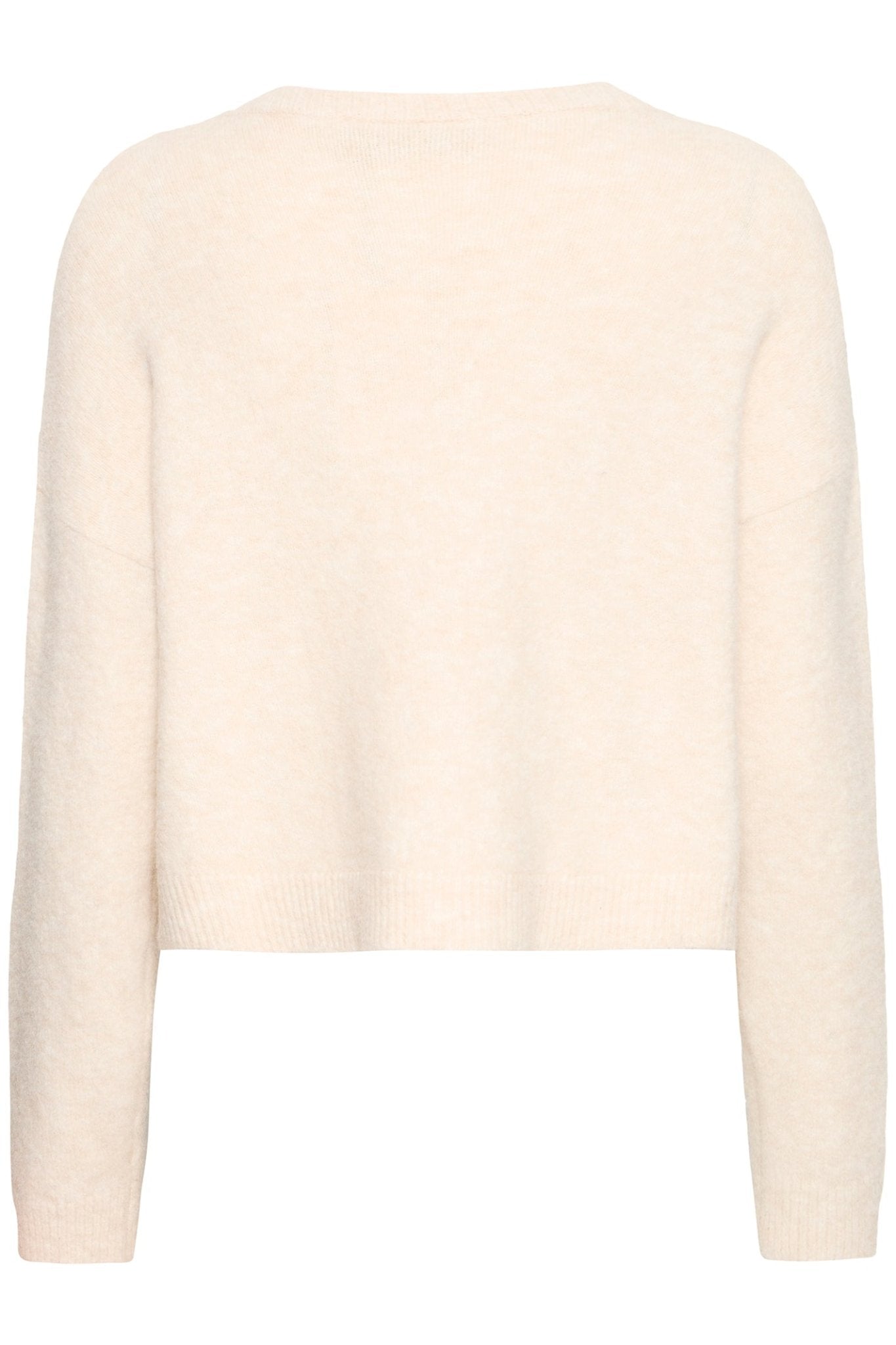 Fransa 20617317 FRKENDRA Oatmeal Melange Cardigan - Dotique - Fransa