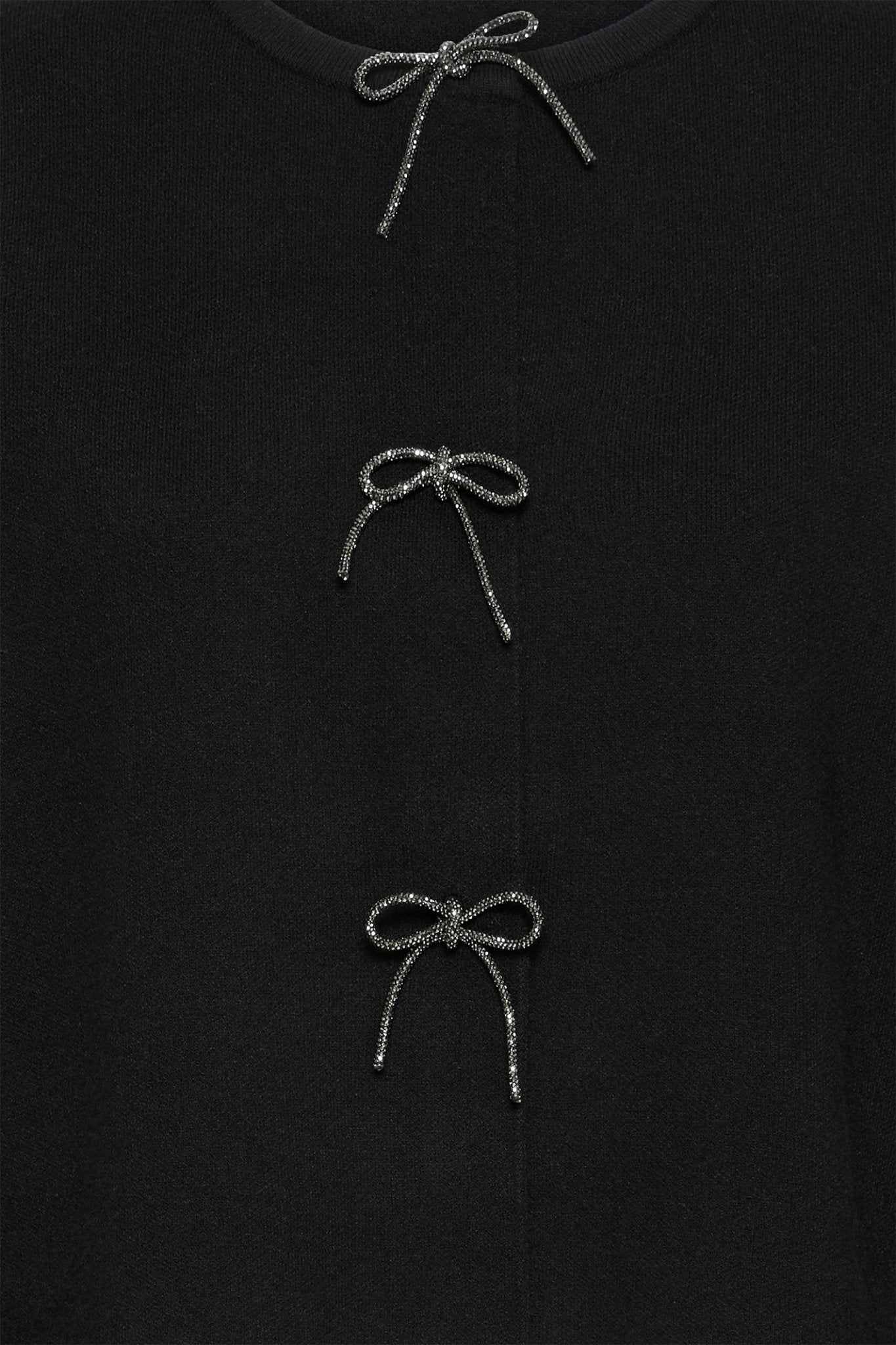 Fransa 20617318 FRSALLY Meteorite Black Cardigan - Dotique - Fransa