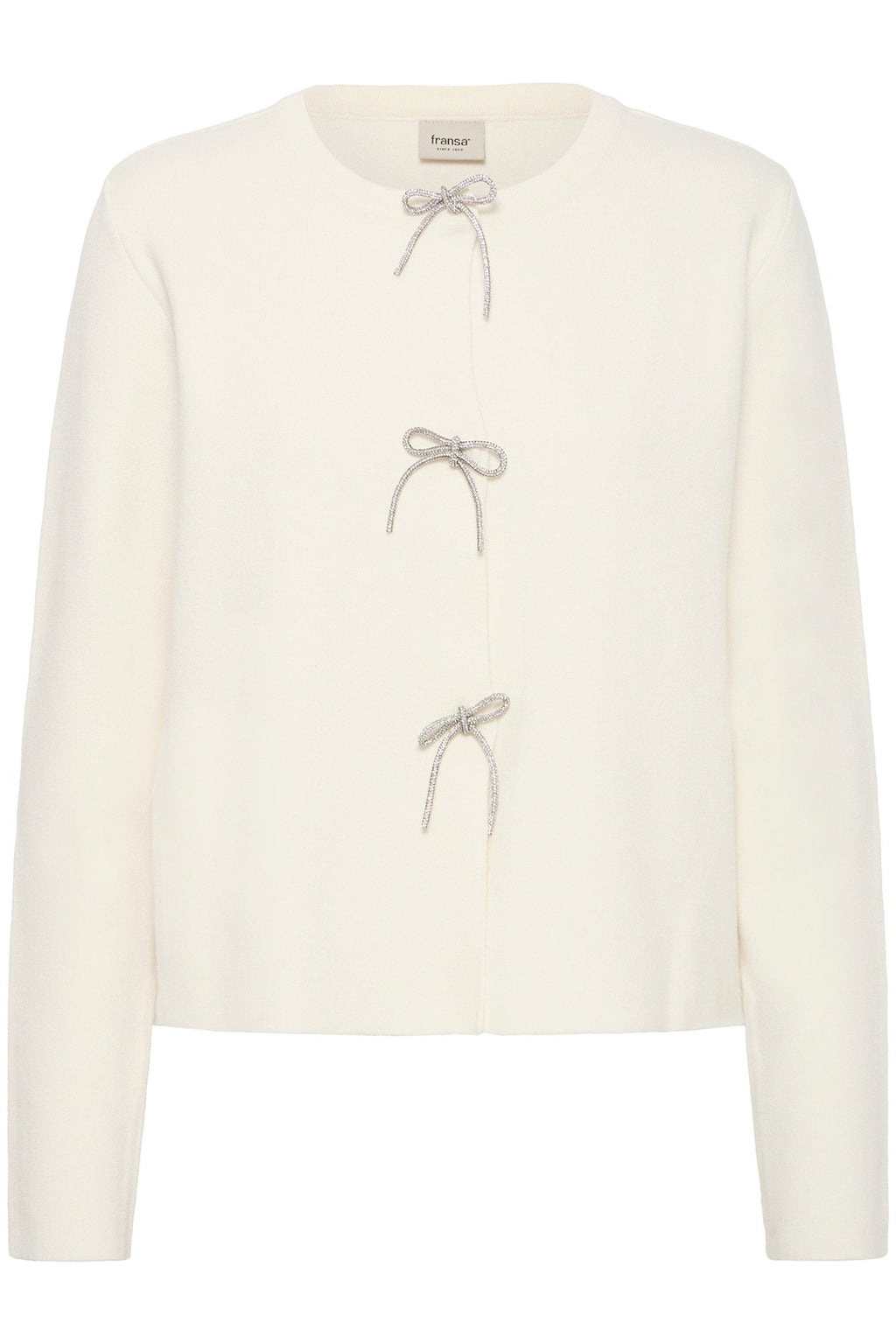 Fransa 20617318 FRSALLY Whisper White Cardigan - Dotique - Fransa