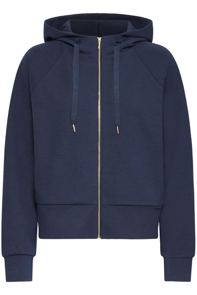 Fransa 20617503 FRPriya Navy Zip Up Hoodie – Dotique – Dotique