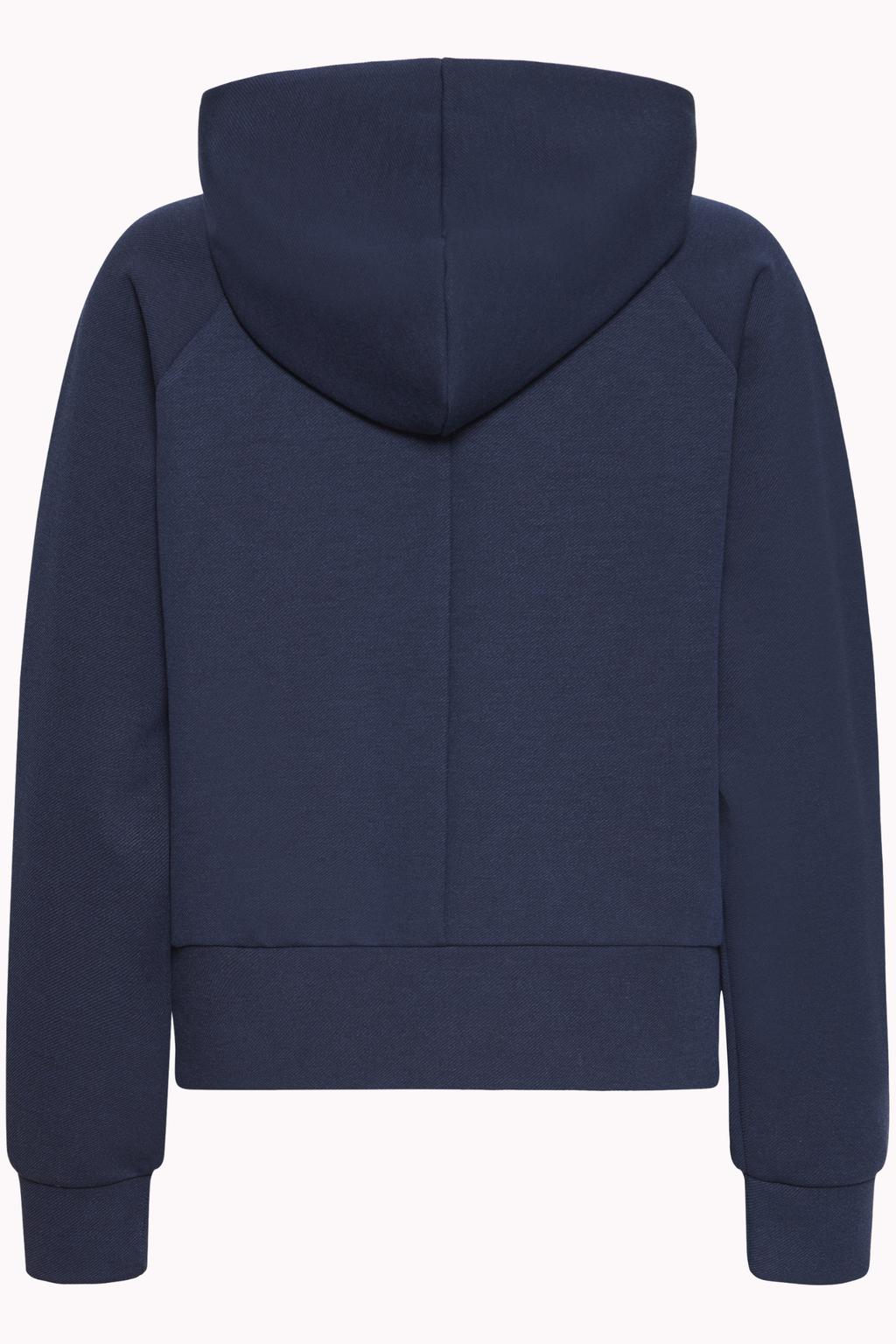 Fransa navy zip up hoodie with casual relaxed fit at Dotique