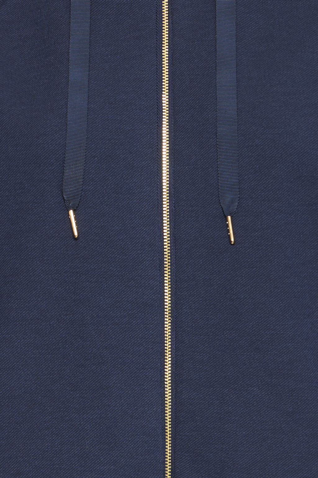 Fransa navy zip up hoodie with casual relaxed fit at Dotique