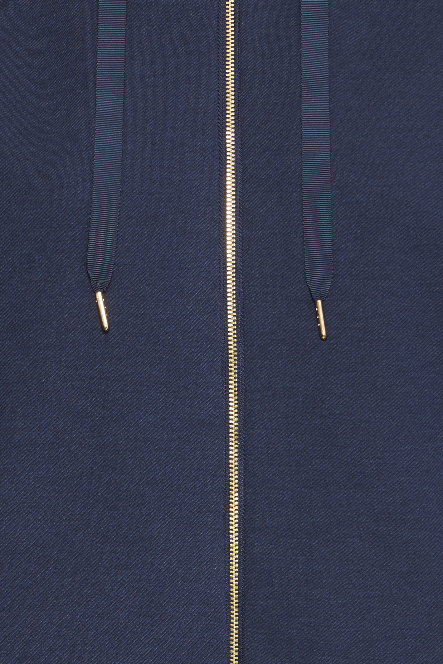 Fransa navy zip up hoodie with casual relaxed fit at Dotique