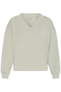 Fransa FRAURORA Mountain Trail jumper with relaxed fit and soft drape in a light neutral tone – Dotique