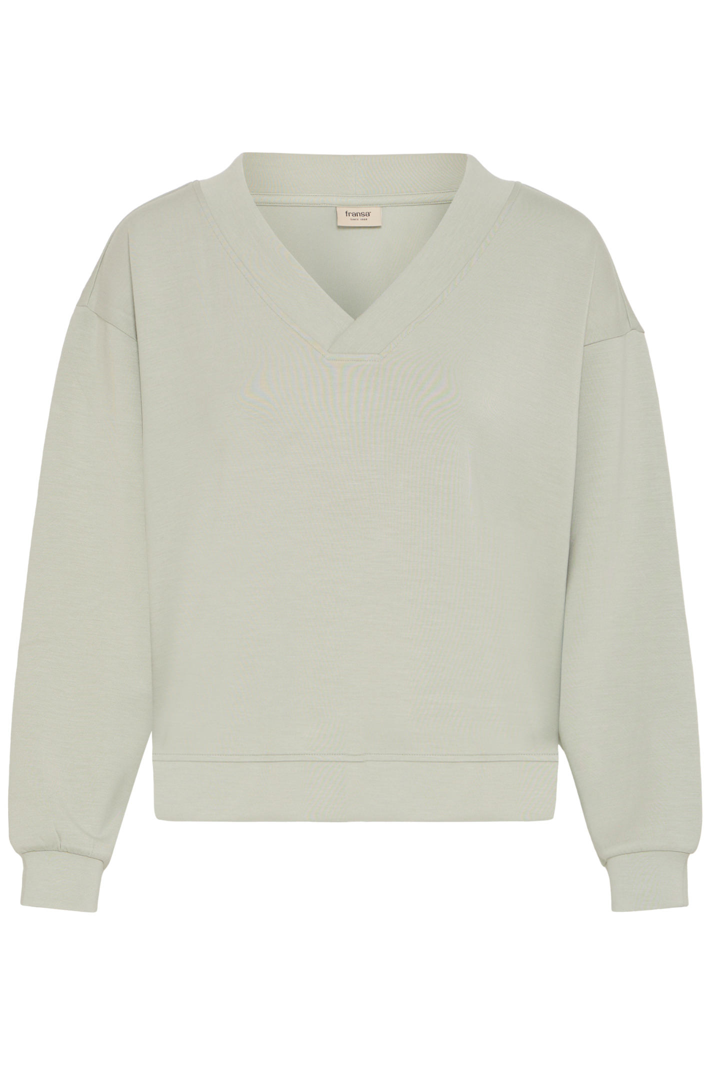 Fransa FRAURORA Mountain Trail jumper with relaxed fit and soft drape in a light neutral tone – Dotique