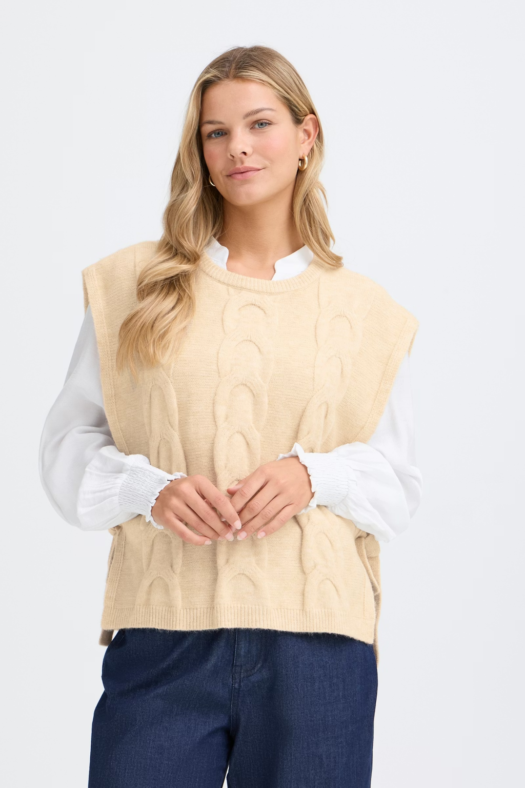 Fransa FRCALAN slipover style 20617640 in colour 1513061 – women’s knitted slipover