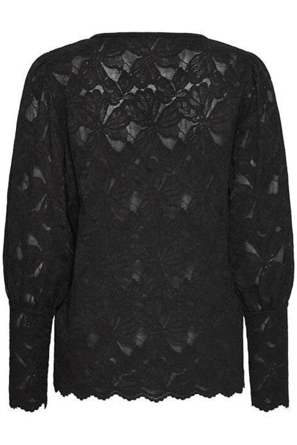 Fransa 20617655 FRMIRABELLE BL 2 Lace Top Meteorite - Dotique - Fransa