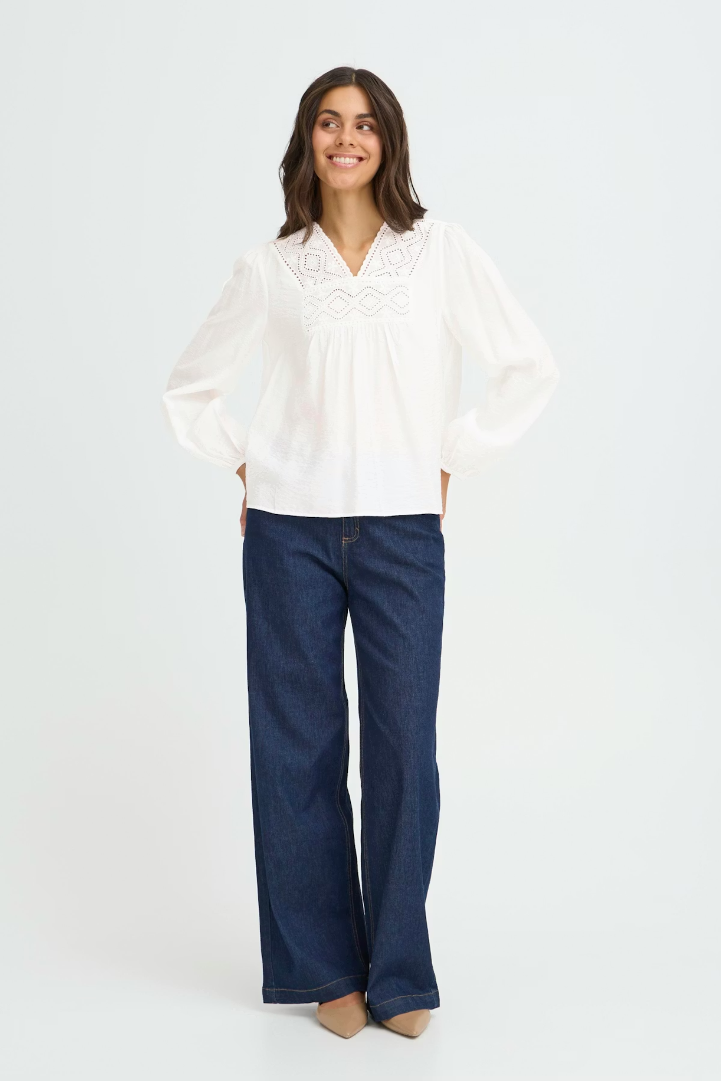 Fransa FRBLONDAS blouse style 20617813 in colour 114800 – women’s long-sleeve blouse