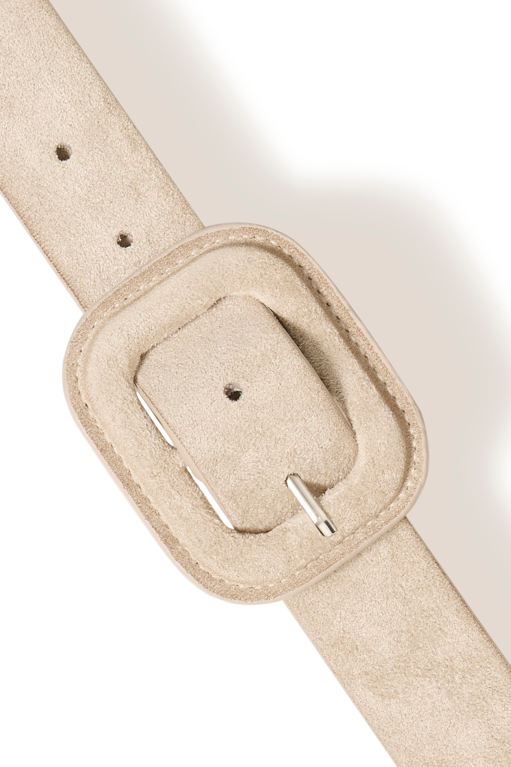 Fransa 20617819 FRMAGILA Faux Suede Belt Oxford Tan – Light Beige at Dotique