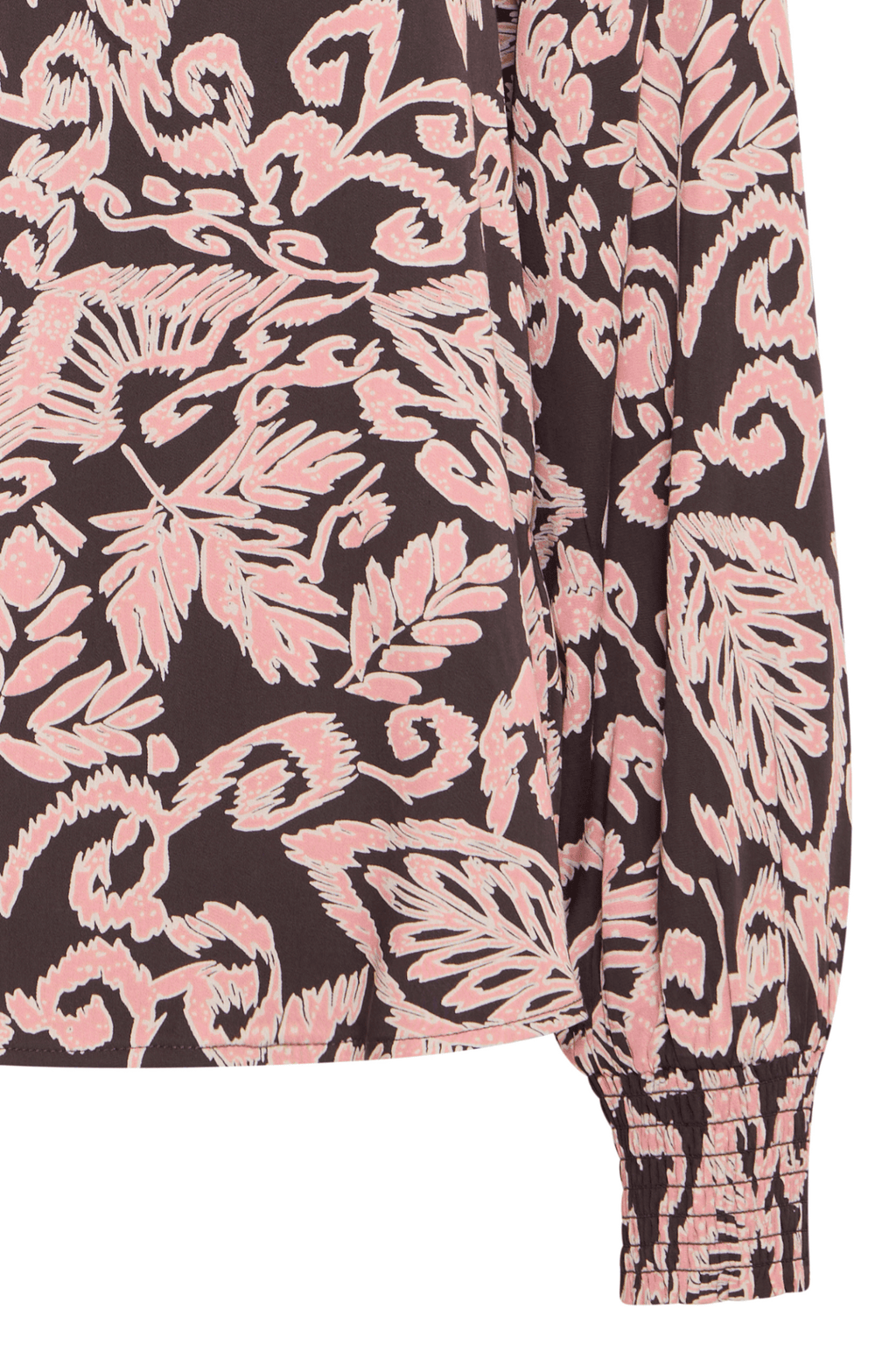 Fransa FRGladis 20614538 - 204297 Black Burgundy V Neck Blouse - Dotique - Fransa