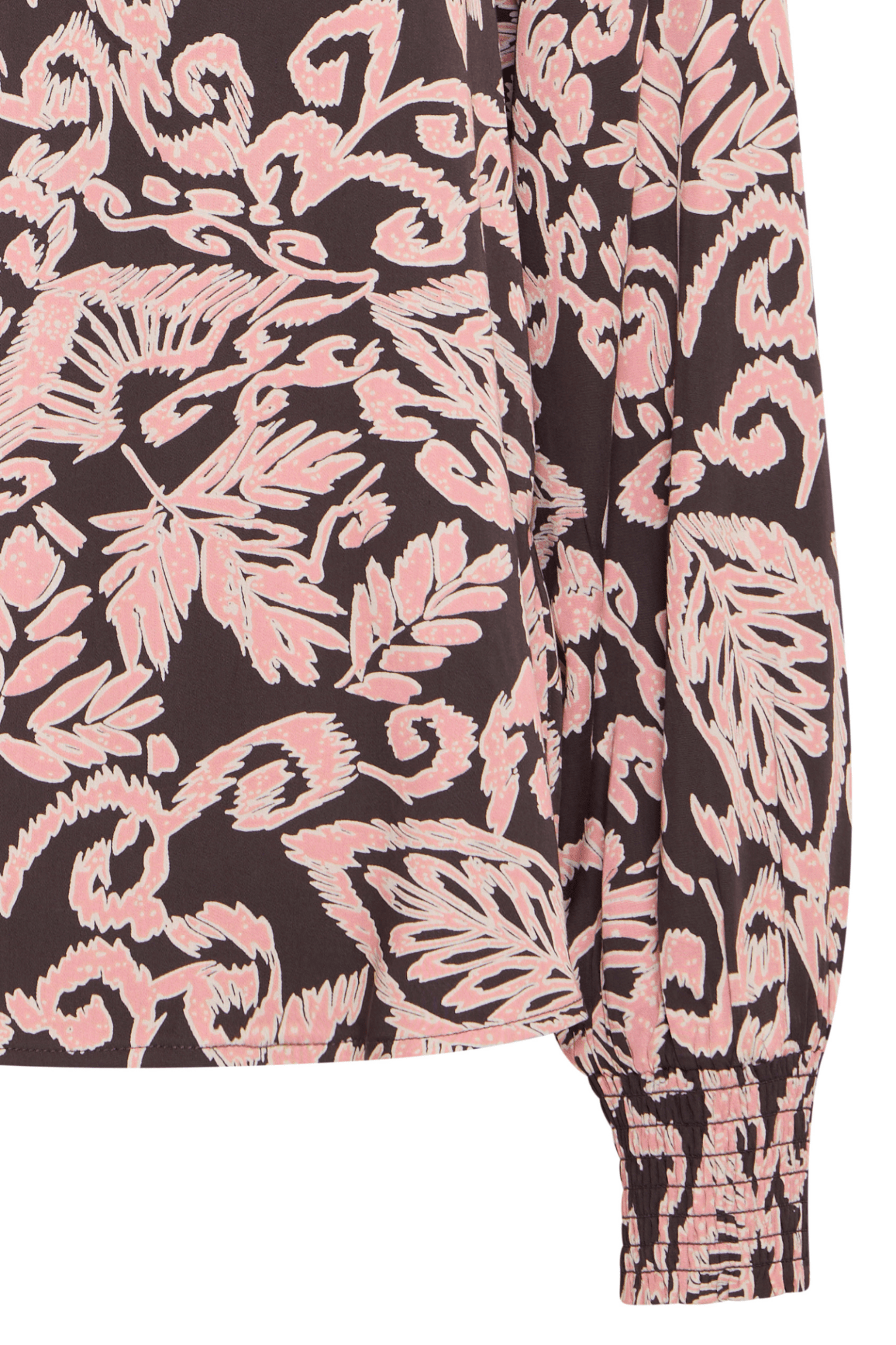 Fransa FRGladis 20614538 - 204297 Black Burgundy V Neck Blouse - Dotique - Fransa