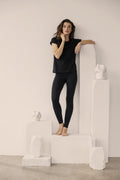 Fransa Kokos 1 Leggings black or navy leggings dotique chesterfield