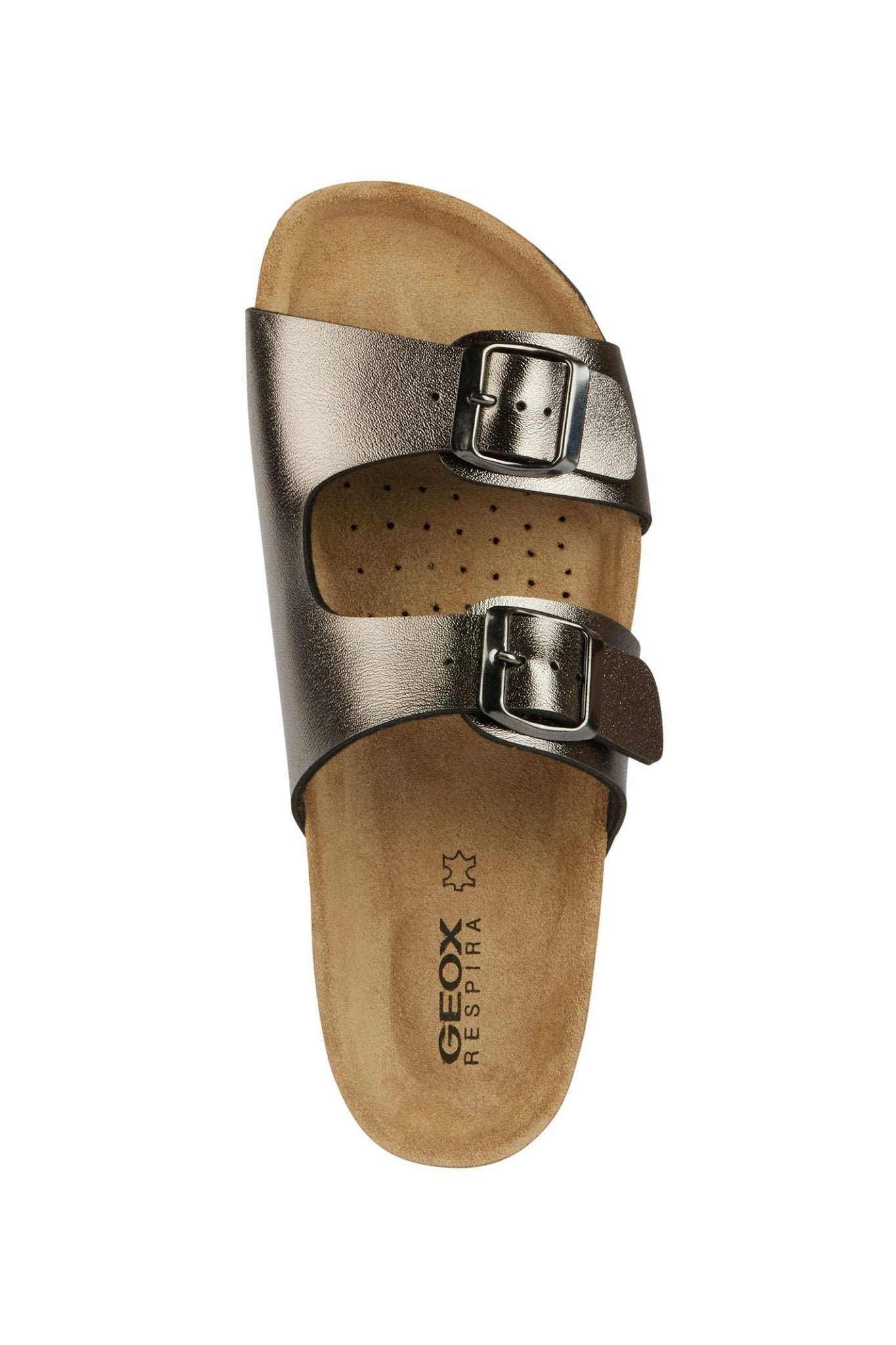 Geox C1357 Brionia Sint Metal Gun Sandals - Dotique