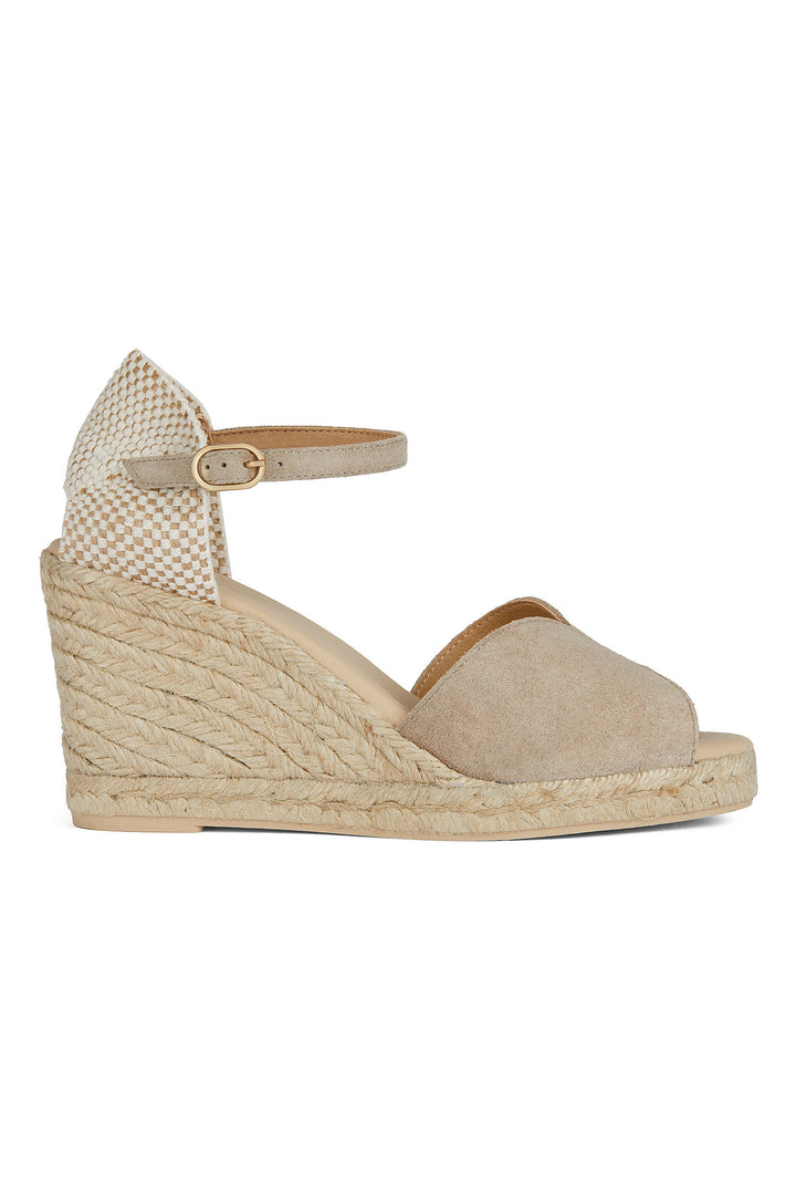 Geox C6738 Gelsa Scam Lt Taupe Sandals - Dotique