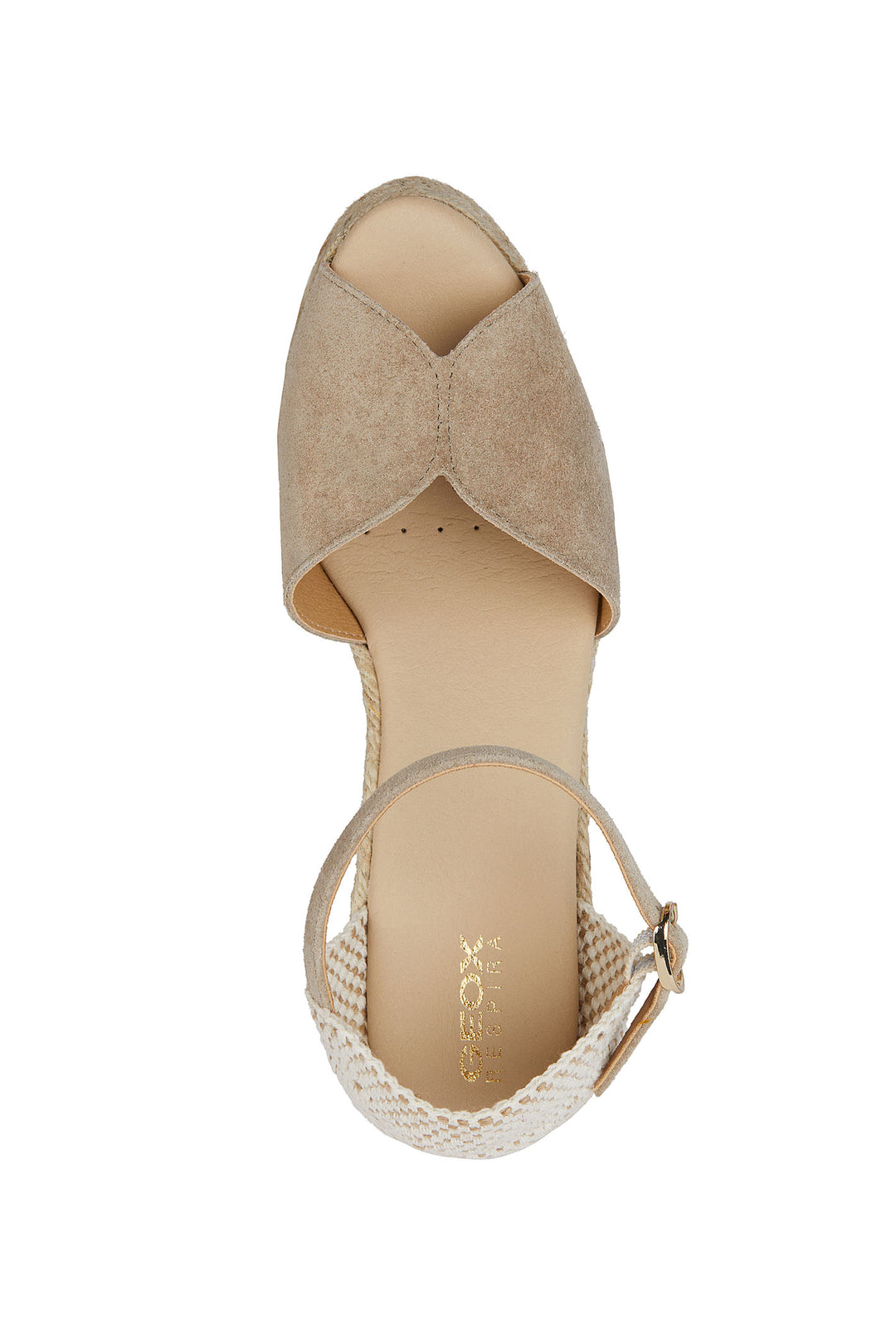 Geox C6738 Gelsa Scam Lt Taupe Sandals - Dotique