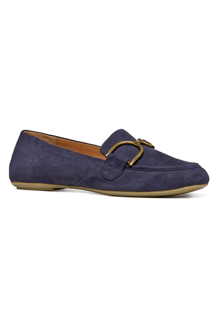 Geox D45MUJ Palmaria Navy Suede Shoe - Dotique