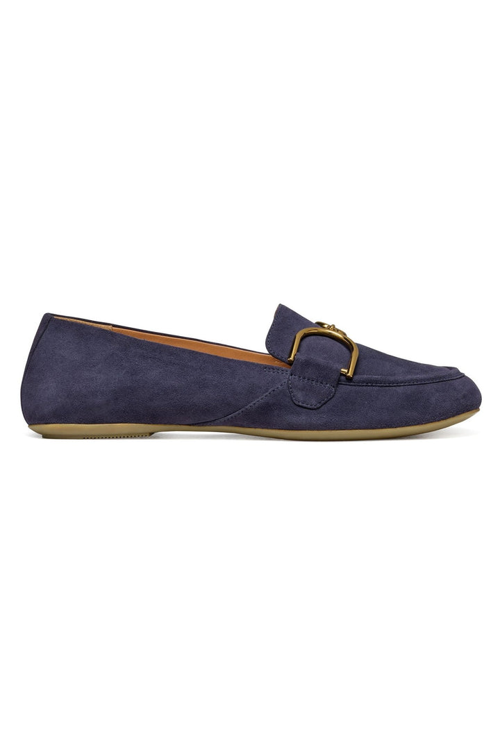 Geox D45MUJ Palmaria Navy Suede Shoe - Dotique