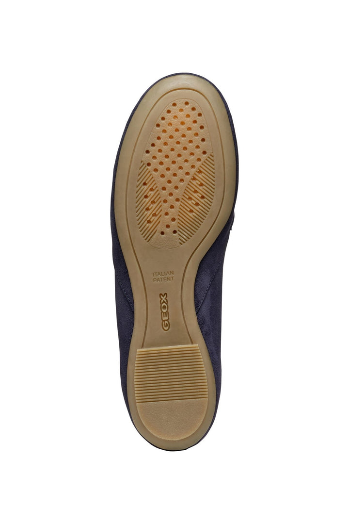 Geox D45MUJ Palmaria Navy Suede Shoe - Dotique