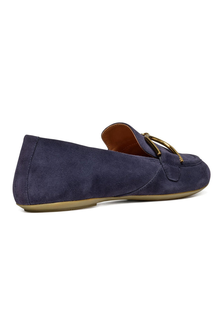 Geox D45MUJ Palmaria Navy Suede Shoe - Dotique