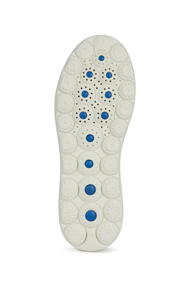 Geox D45TCC Spheric Gold Optic White Trainer - Dotique