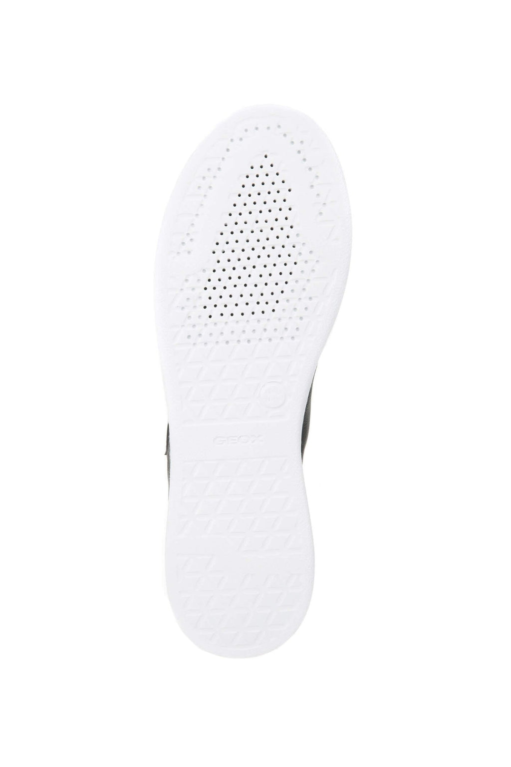 Geox D621BA Jaysen Black Nappa Leather Trainers - Dotique