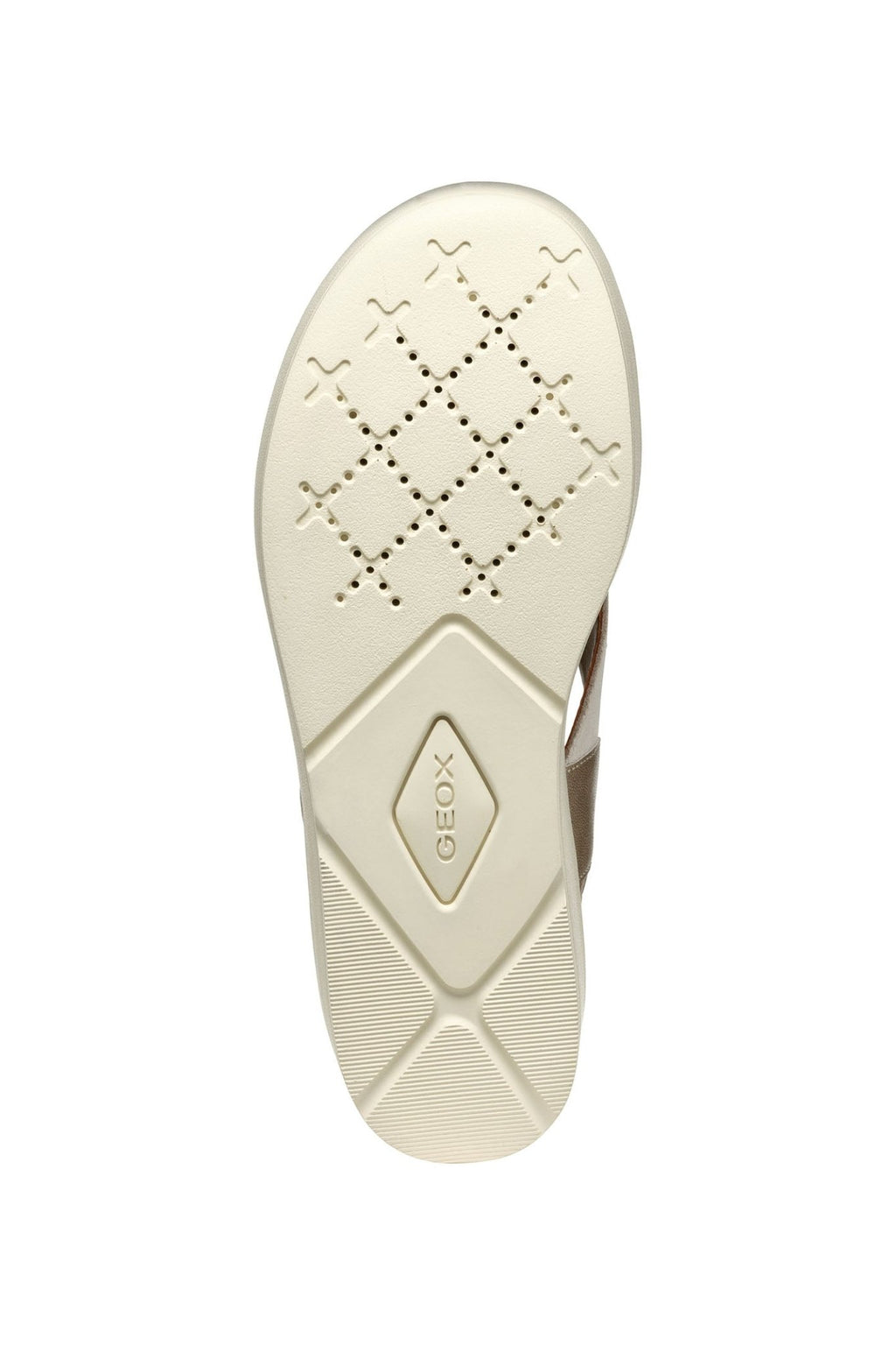 Geox Xand 2.2s Woman Light Sand Light Gold Wedge Sandals - Dotique