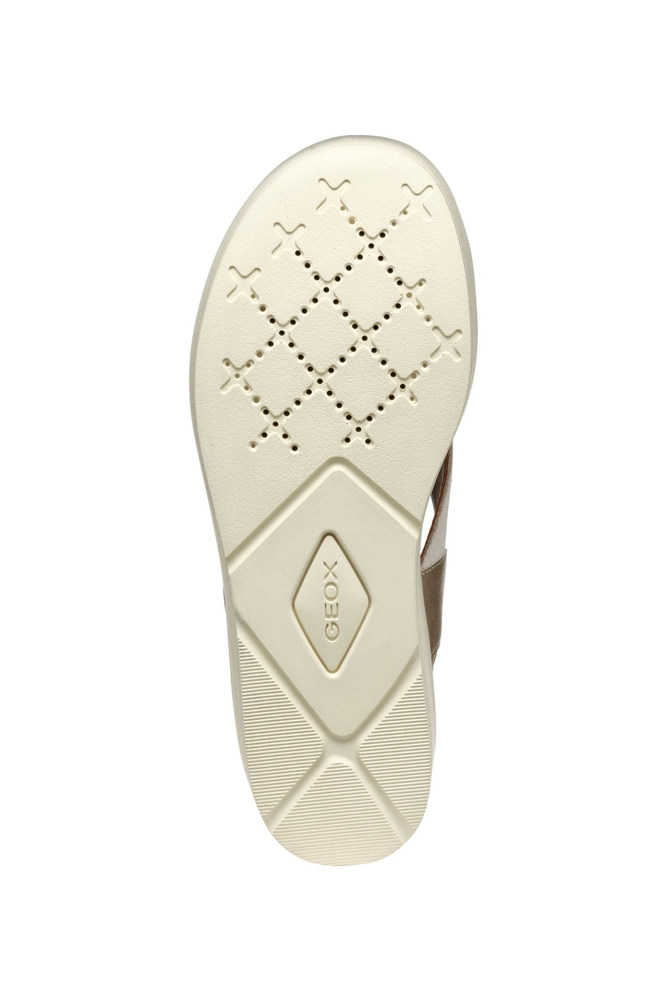 Geox Xand 2.2s Woman Light Sand Light Gold Wedge Sandals - Dotique