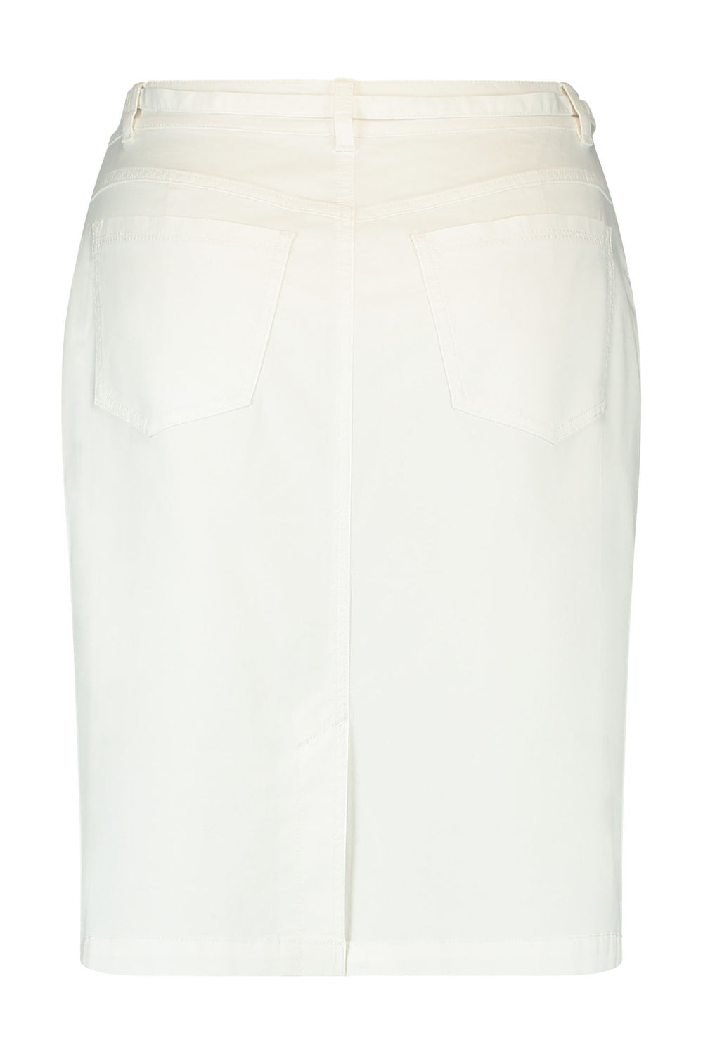 Gerry Weber 211006-66218 White Jean Style Skirt - Dotique Chesterfield