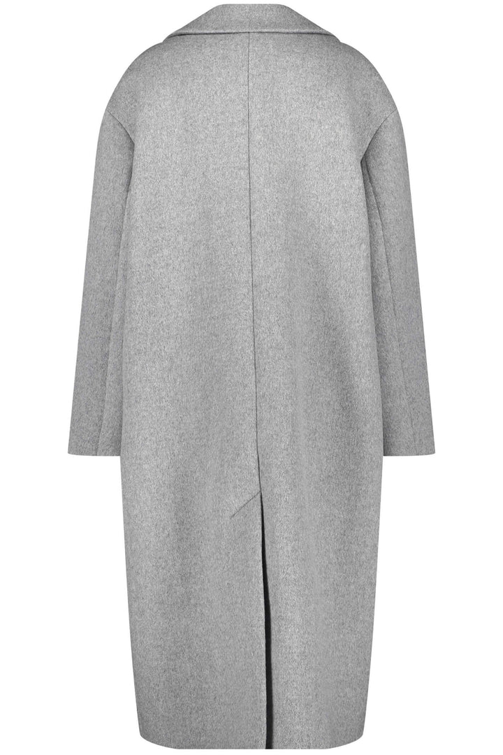 Gerry Weber 250014-31135 Stone Grey Wool Mix Coat - Dotique Chestefield