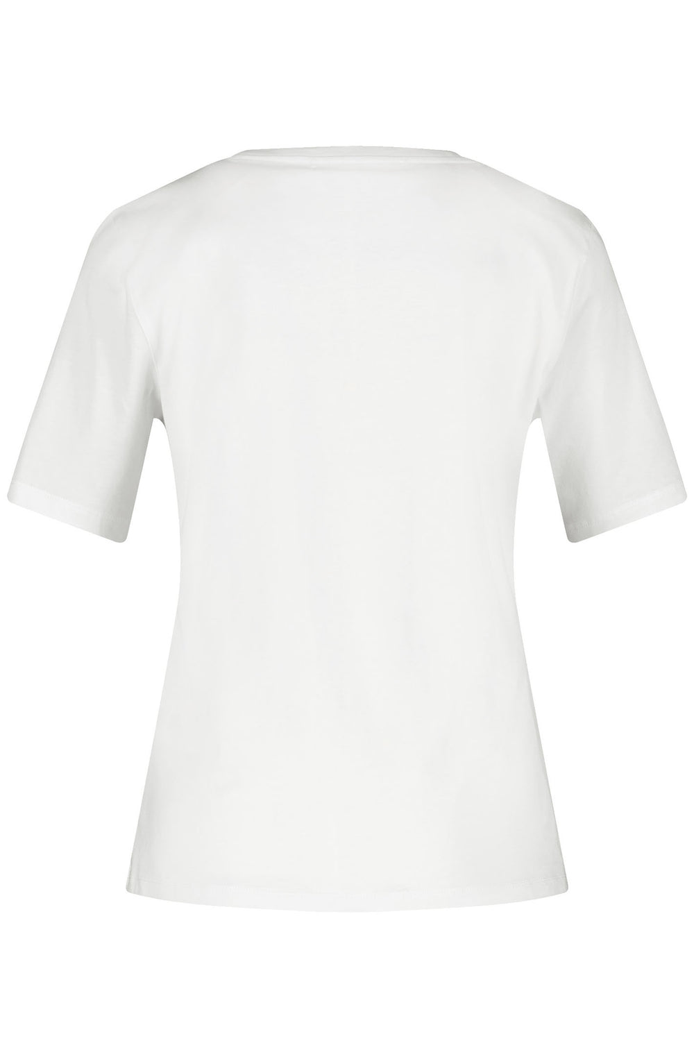 Gerry Weber 270057-44032 White Diamante Detail T-Shirt - Dotique