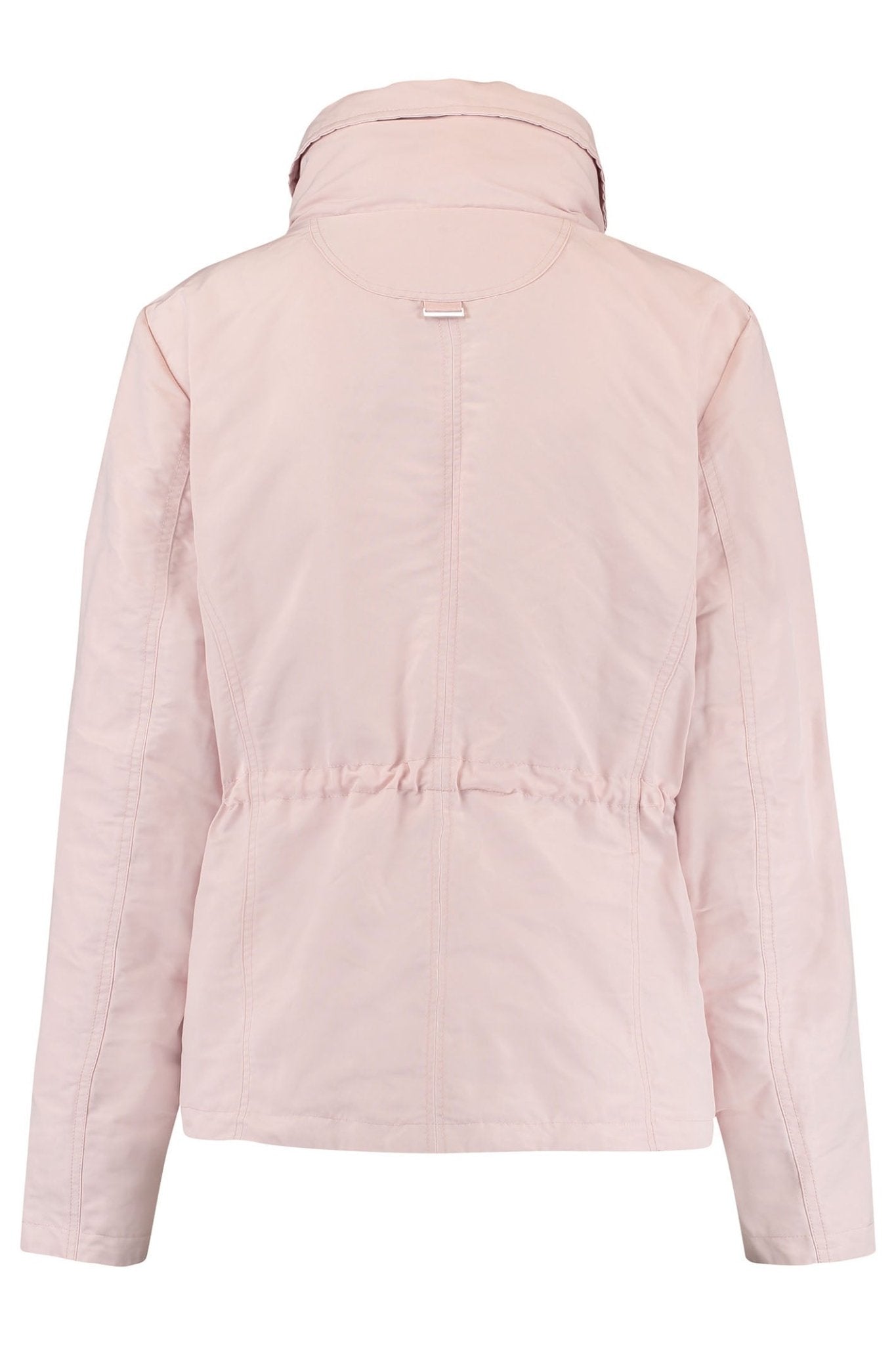 Gerry Weber 350224-31149 English Rose Pink Padded High Neck Jacket - Dotique Chesterfield