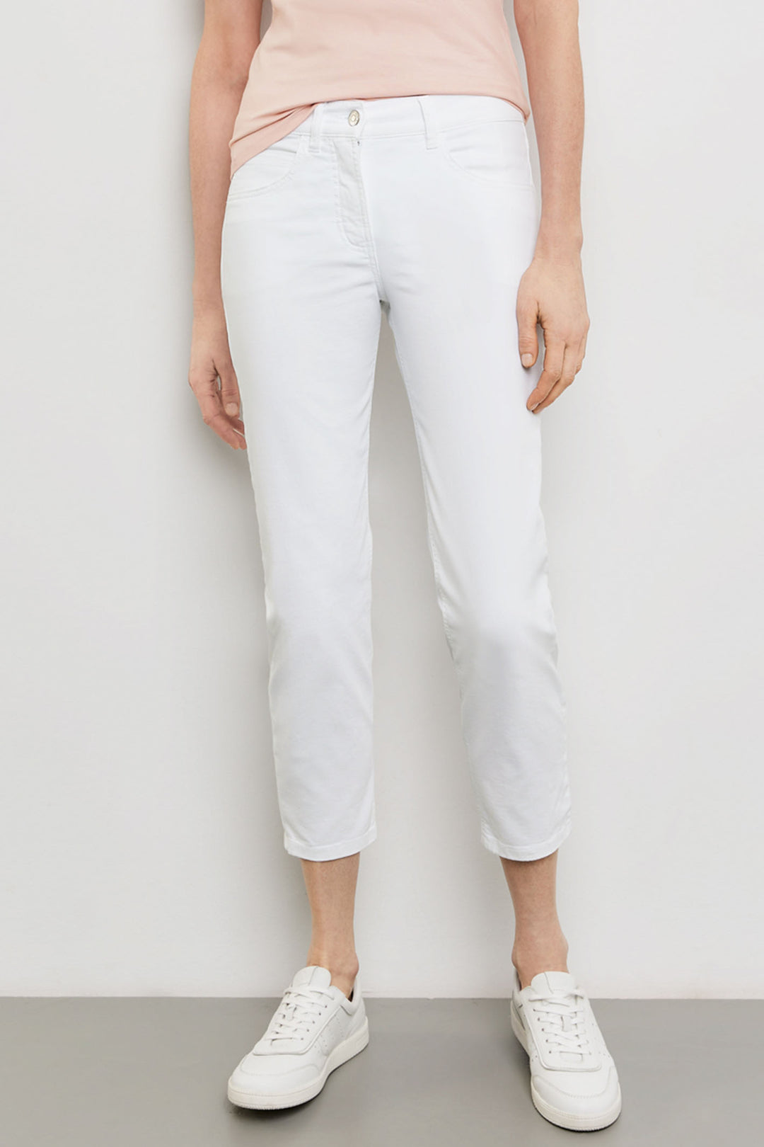 Gerry Weber 925055-67965 White 5 Pocket Jeans - Dotique