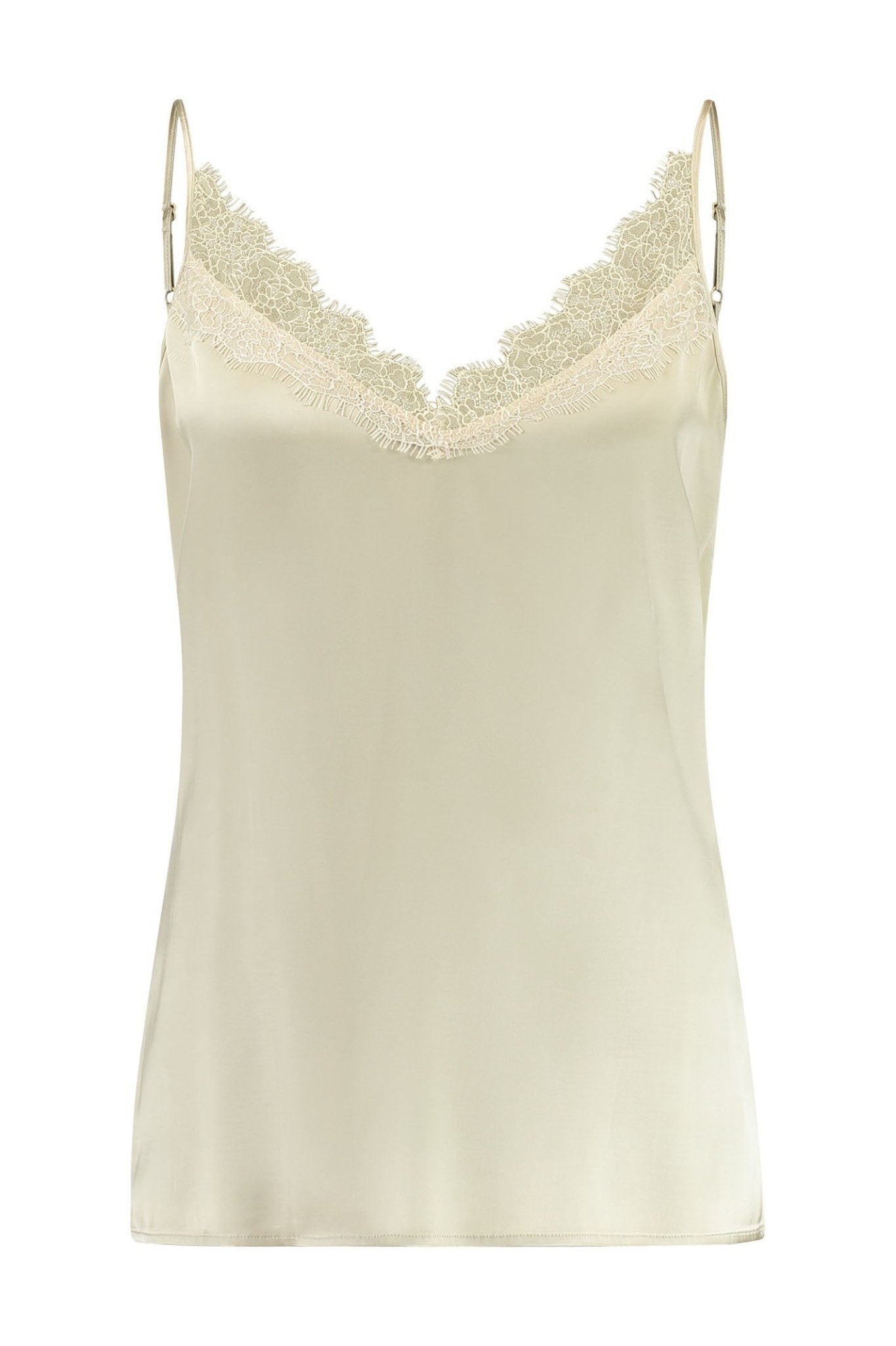 Gerry Weber 977046-35033 Cream Lace Camisole - Dotique