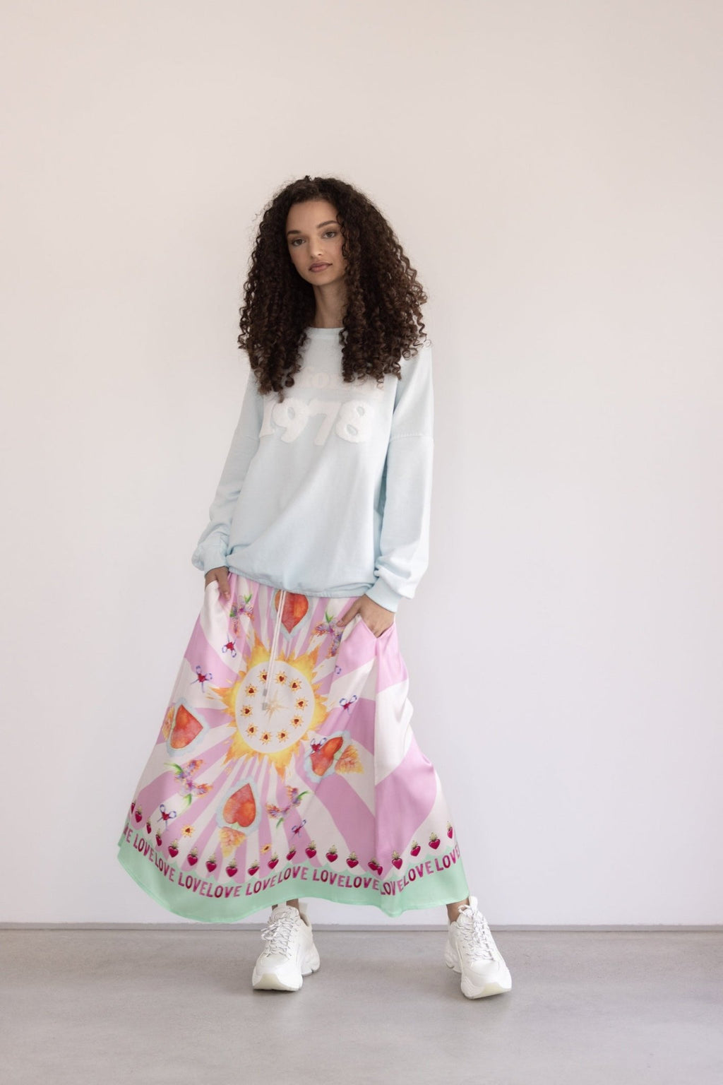Grace 434/3233 - 604 Pink Heart Love Summer Dress - Dotique - Grace