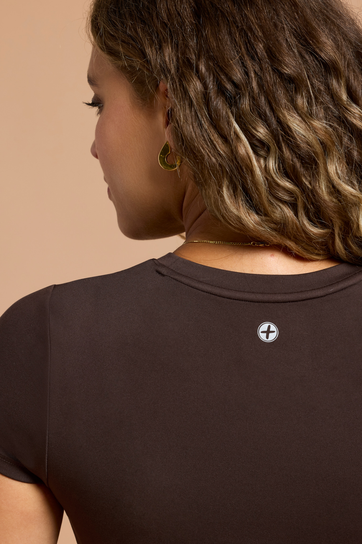 Gym+Coffee Daily Kind Tee Mocha Bean