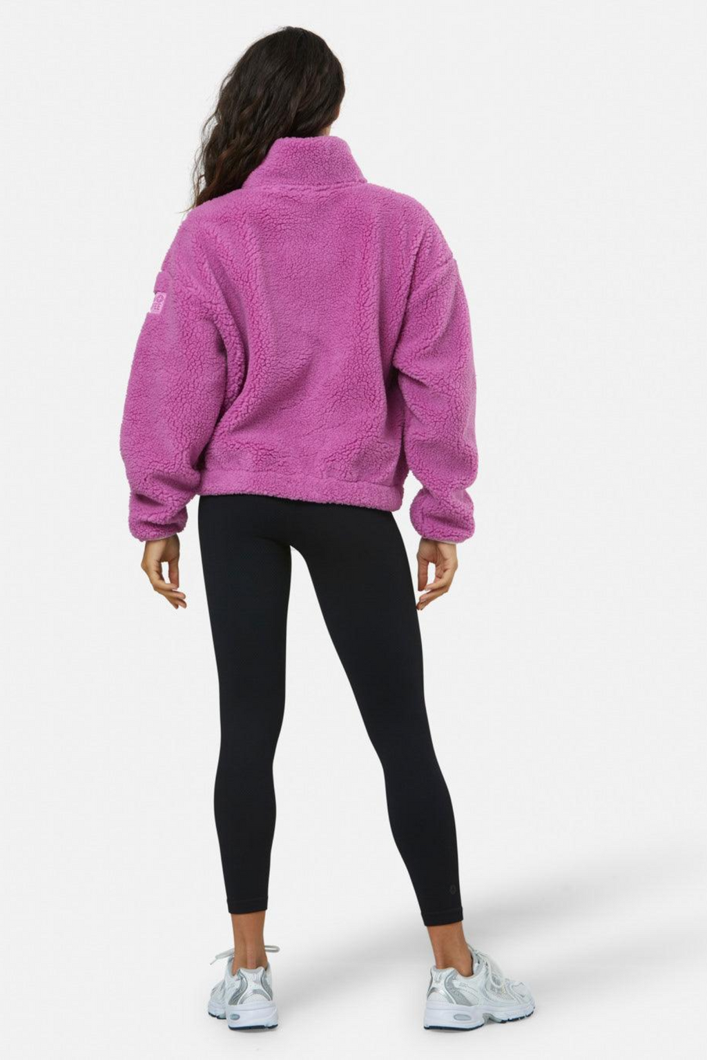 Gym+Coffee Industry Fleece High Collar Jacket Crisp Pink