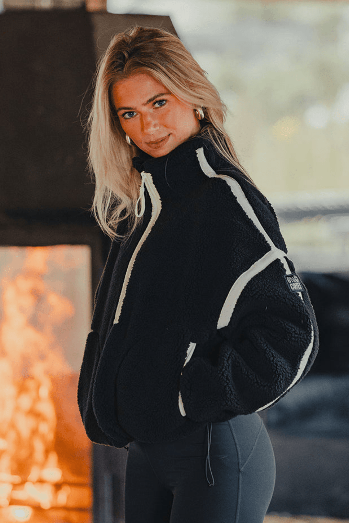 Gym+Coffee Industry Half Zip - Black - Dotique - Gym+Coffee