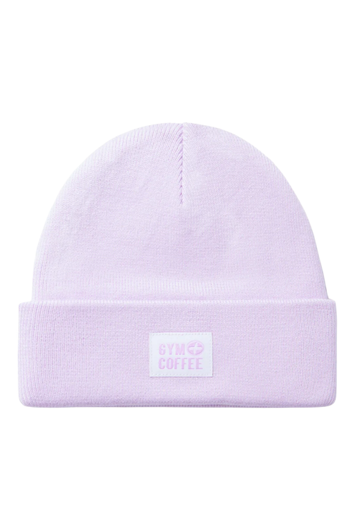 Gym+Coffee Knit Beanie Lilac by Gym+Coffee. Shop Gym+Coffee at Dotique.