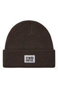 Gym+Coffee Knit Beanie Mocha Bean by Gym+Coffee brown knit beanie Shop Gym+Coffee at Dotique