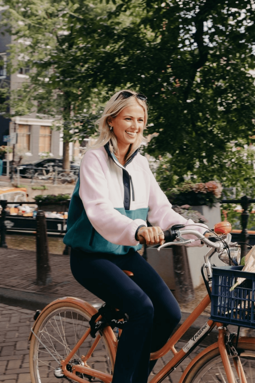 Gym+Coffee Snap Polar Fleece - Baby Pink - Dotique - Gym+Coffee